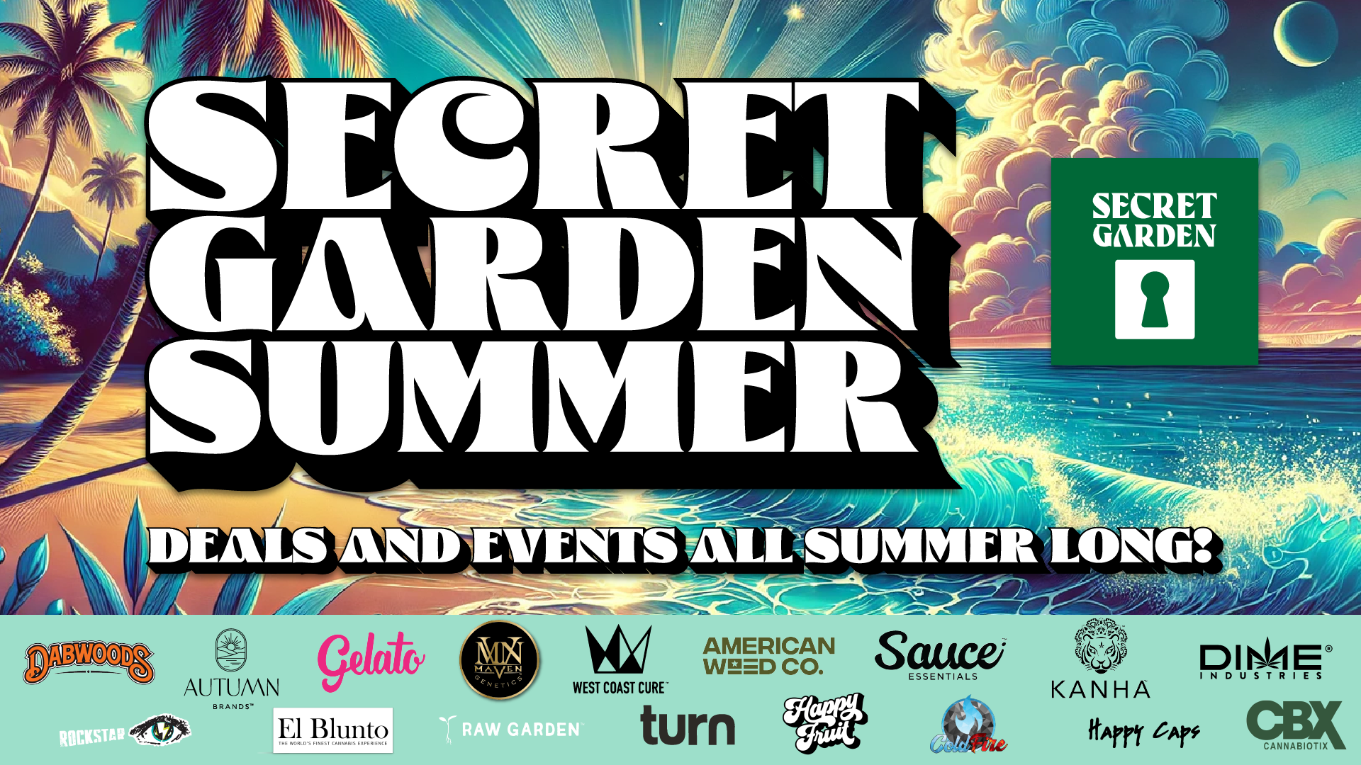A flyer for Secret Garden Summer